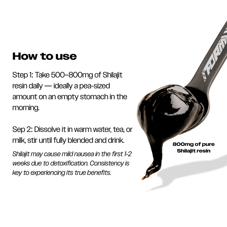 THE FORMULA PERFORMANCE | Shilajit Resin 30g Pure Himalayan | Rich in Fulvic And Humic Acid | Supports Natural Energy & Recovery