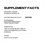 LIONS MANE | THE FORMULA