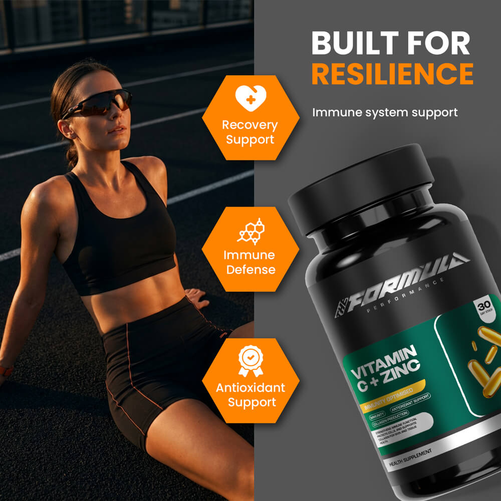 THE IMMUNITY STACK - VITAMINS: D3 + K2 + C + ZINC + OMEGA 3