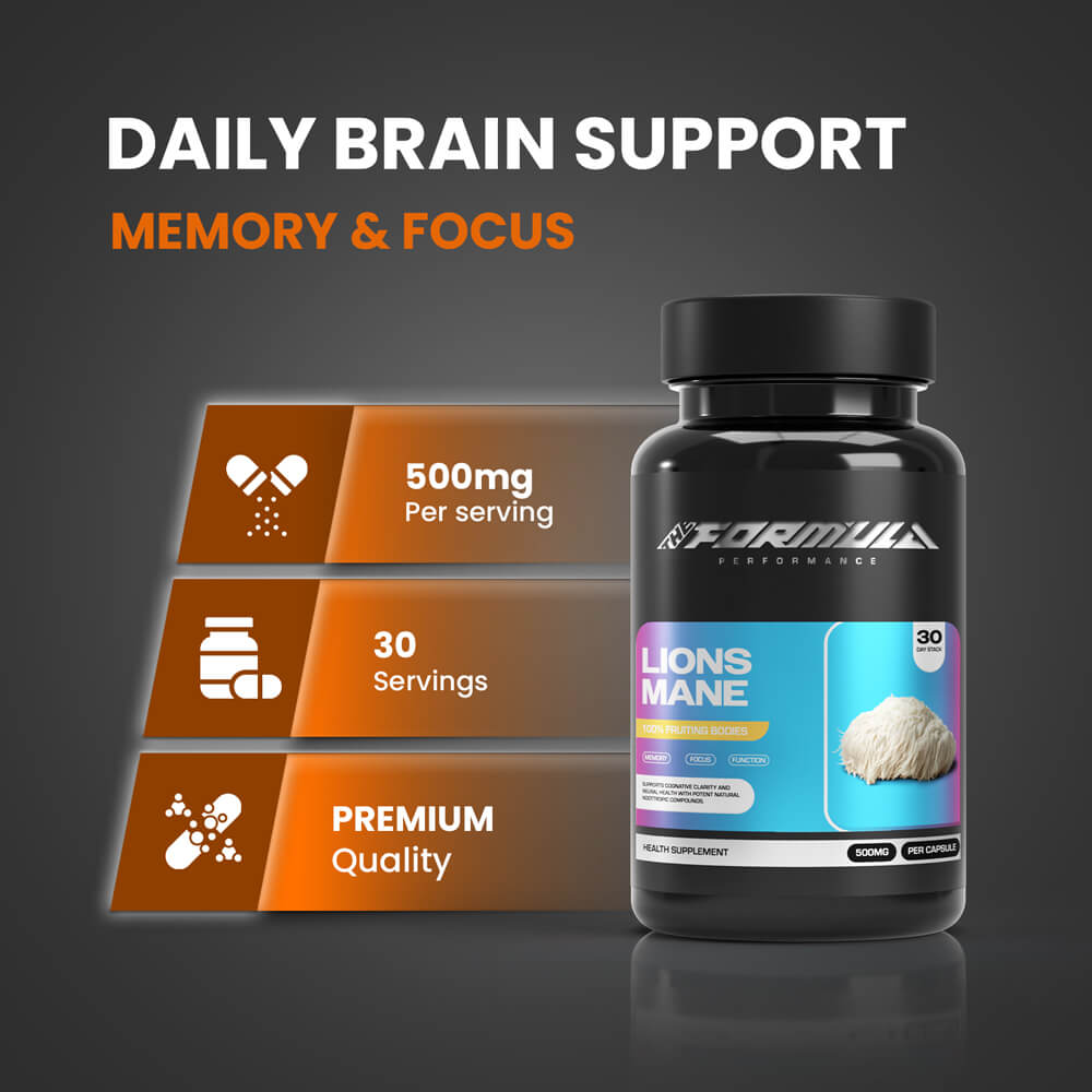 LIONS MANE | Brain Focus Formula