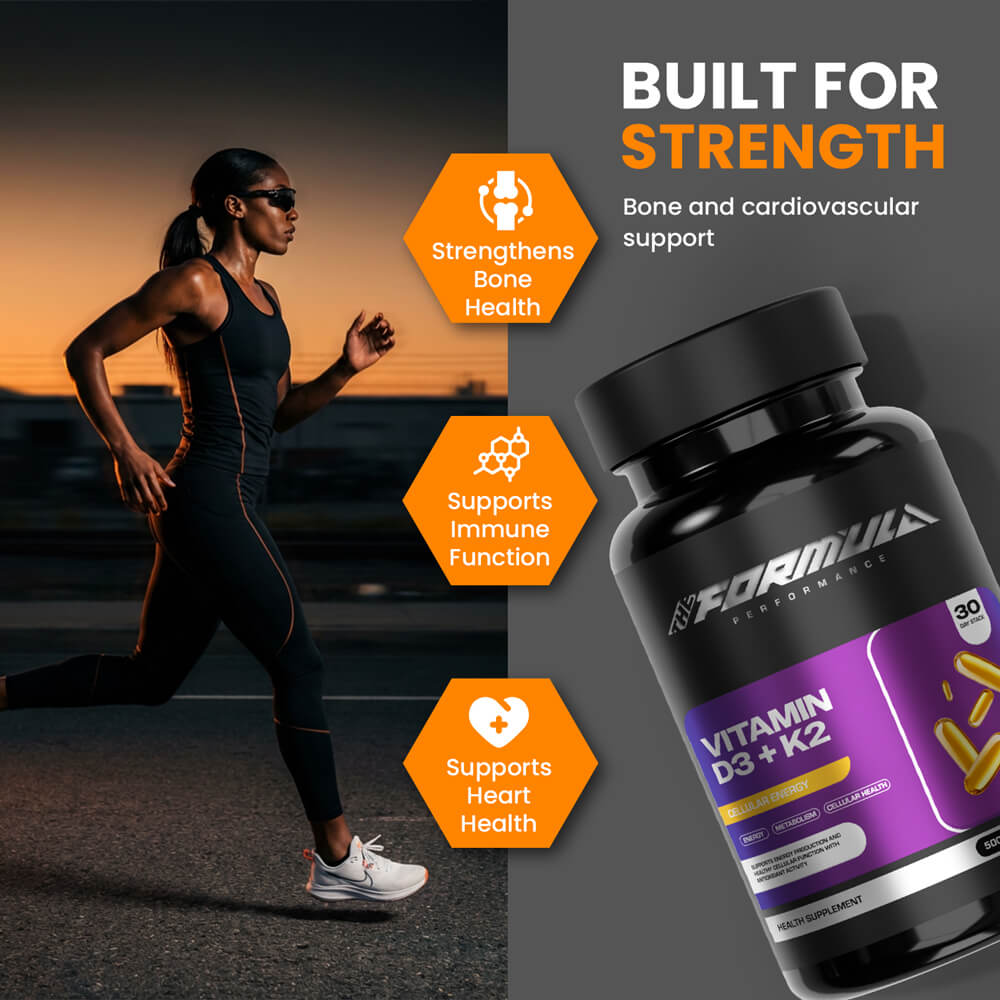 THE IMMUNITY STACK - VITAMINS: D3 + K2 + C + ZINC + OMEGA 3
