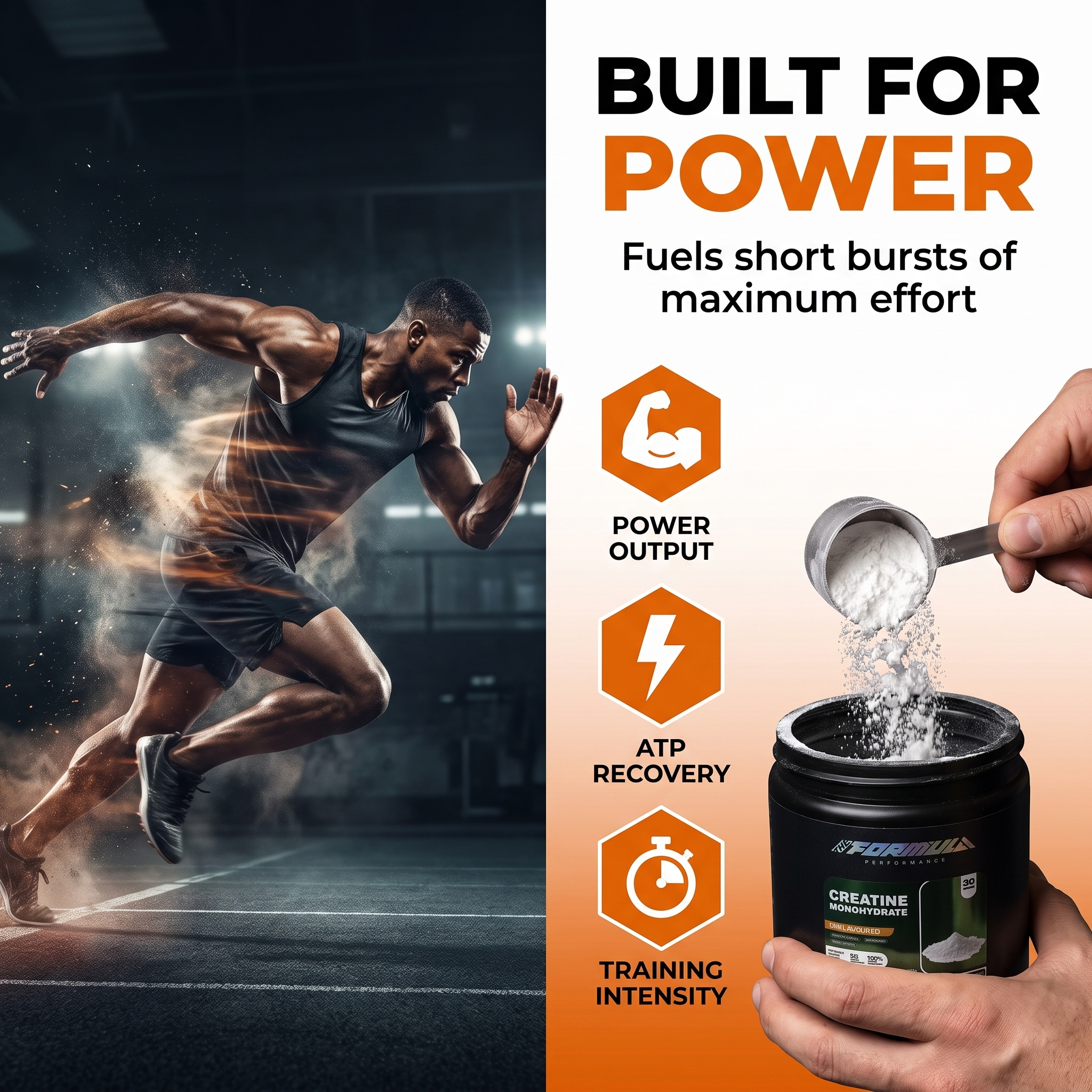 Built for Power - Creatine Monohydrate